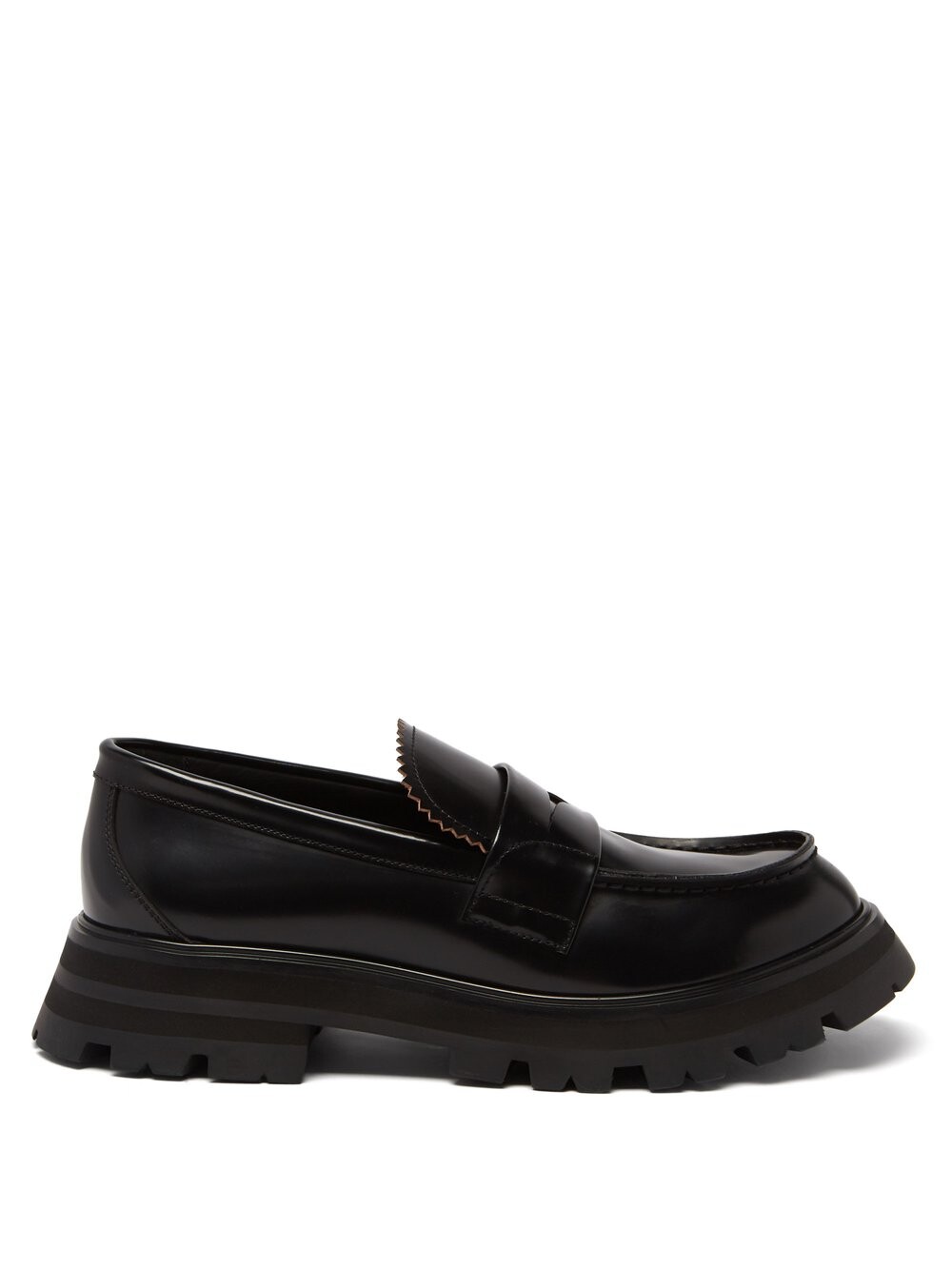 

Лоферы wander из полированной кожи Alexander McQueen, черный