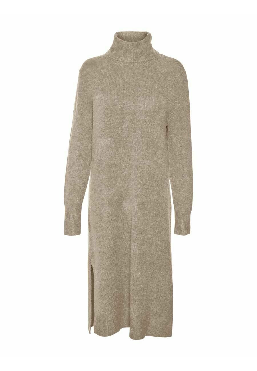

Широкое платье Vero Moda VMHURRICANE ROLLNECK OWN, цвет silver mink