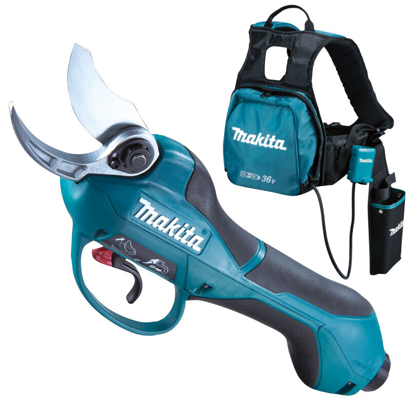 Ножницы аккумуляторные Makita DUP361PT2 + два аккумулятора 5.0Ah, зарядное устройство