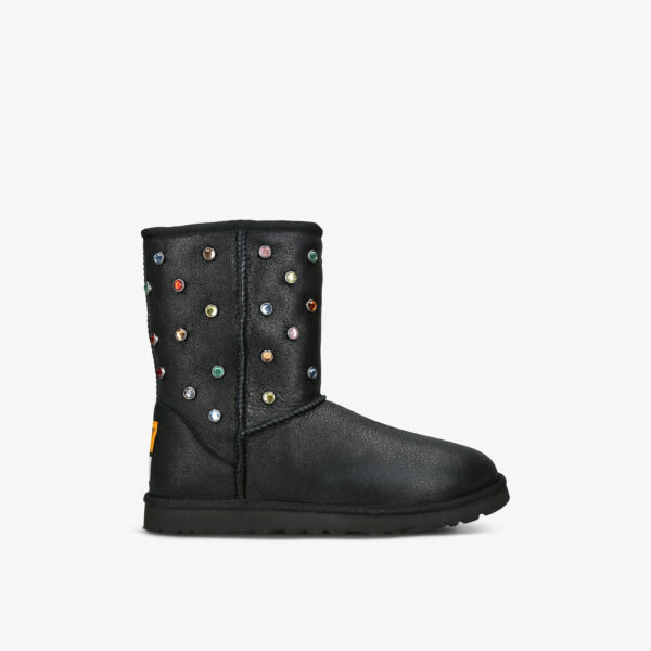 

Замшевые ботильоны ugg x gallery dept, украшенные кристаллами Ugg, черный