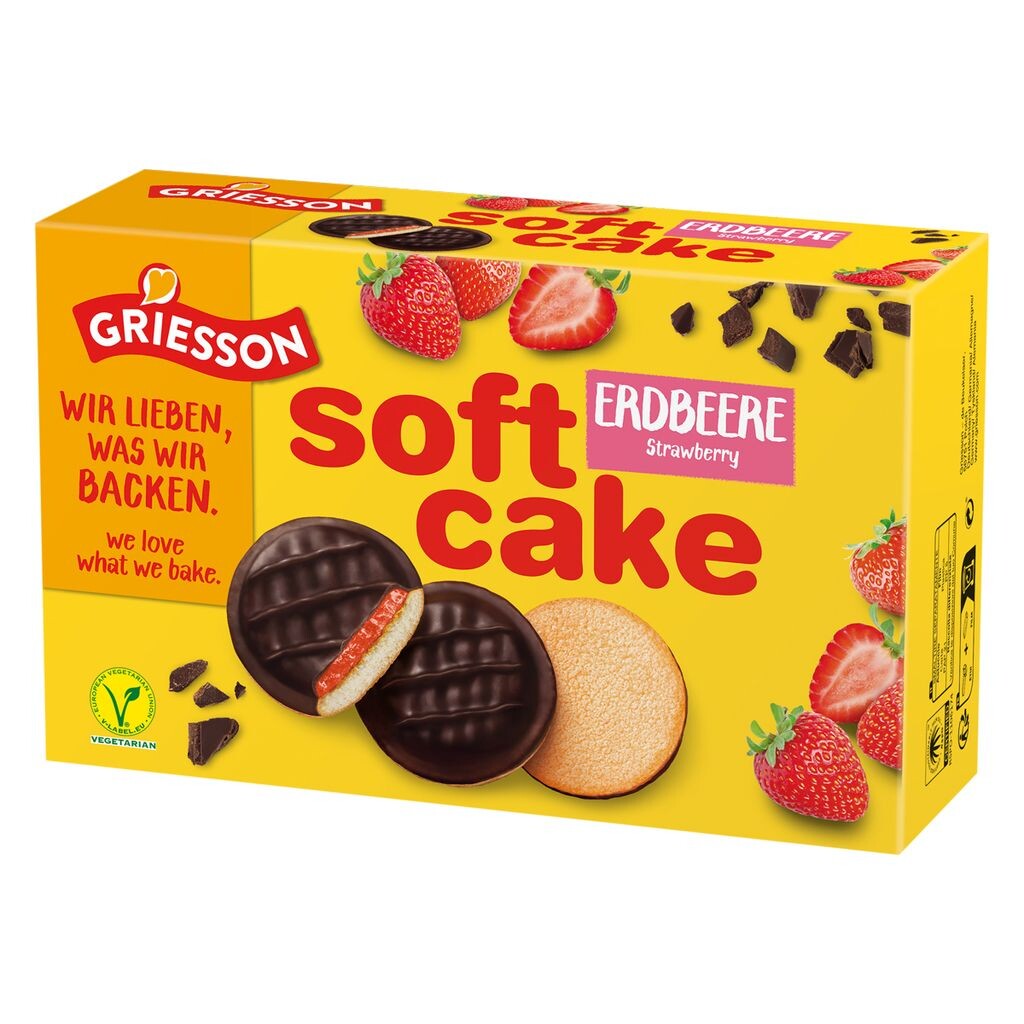 

Griesson Soft Cake Клубника 300 г Mega-Paradies