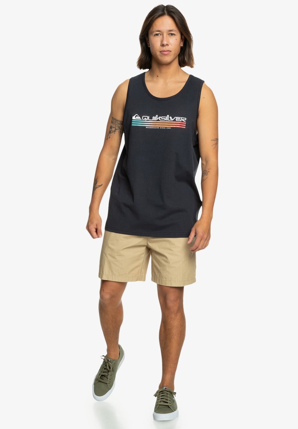 

Топ OMNI FILL MIT REGULAR FIT Quiksilver, черный