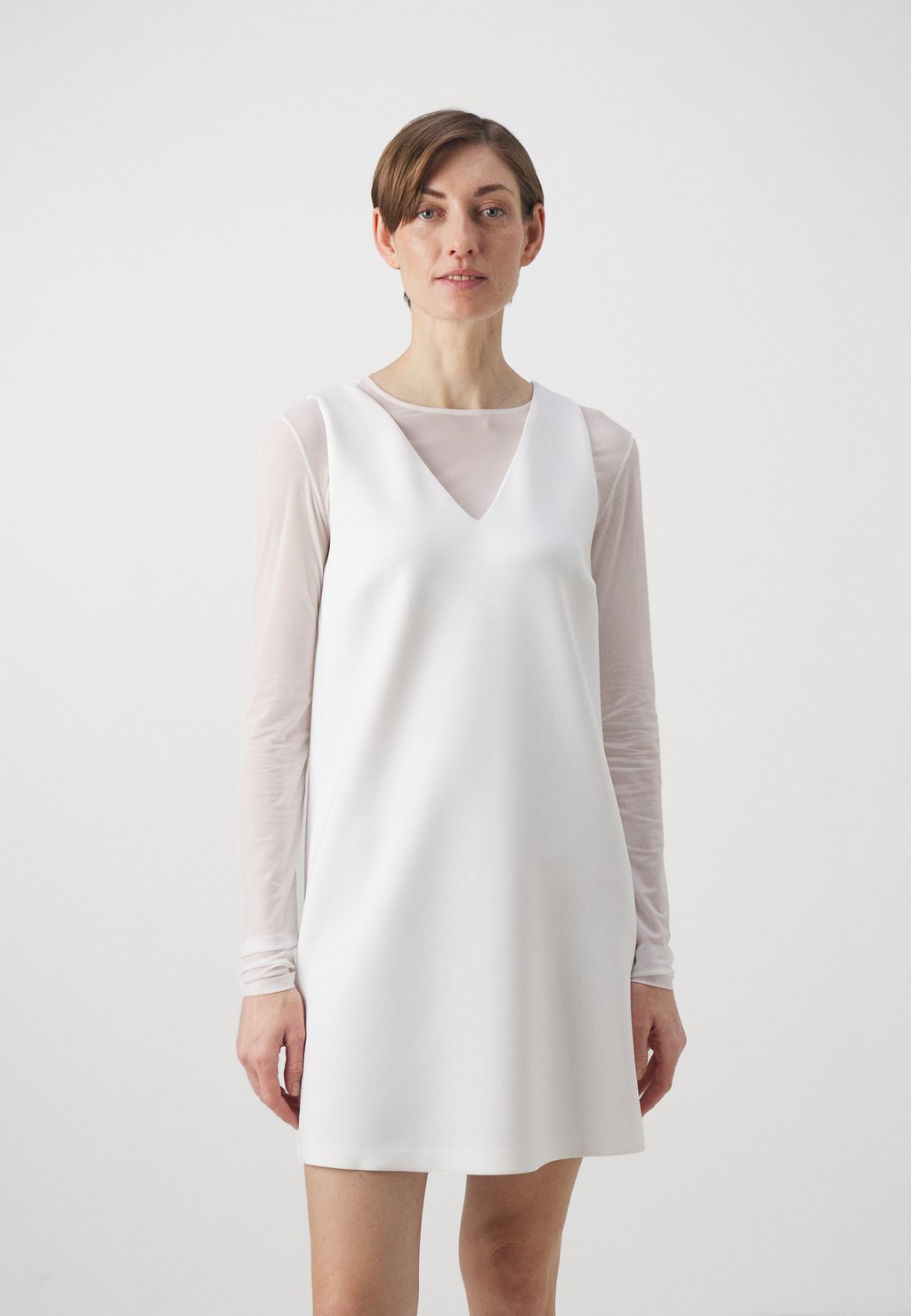 Платье легкое CHOPIN 2-IN-1 Max Mara Leisure, белый майка max mara размер s белый