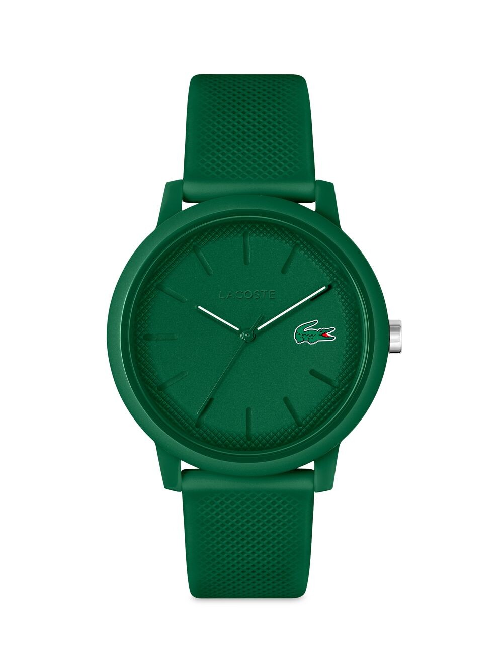 

Часы L 12.12 с силиконовым ремешком Lacoste, зеленый