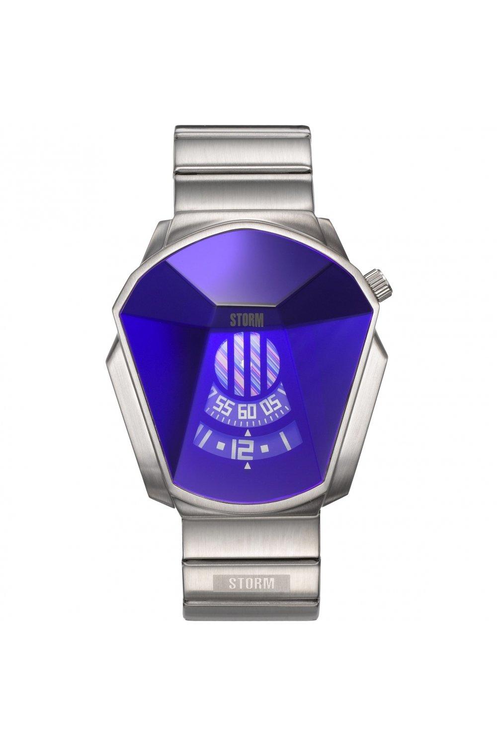 часы storm xoreno lazer gold 47387 gd Модные аналоговые часы Darth Lazer синие из нержавеющей стали - 47001/b STORM, синий