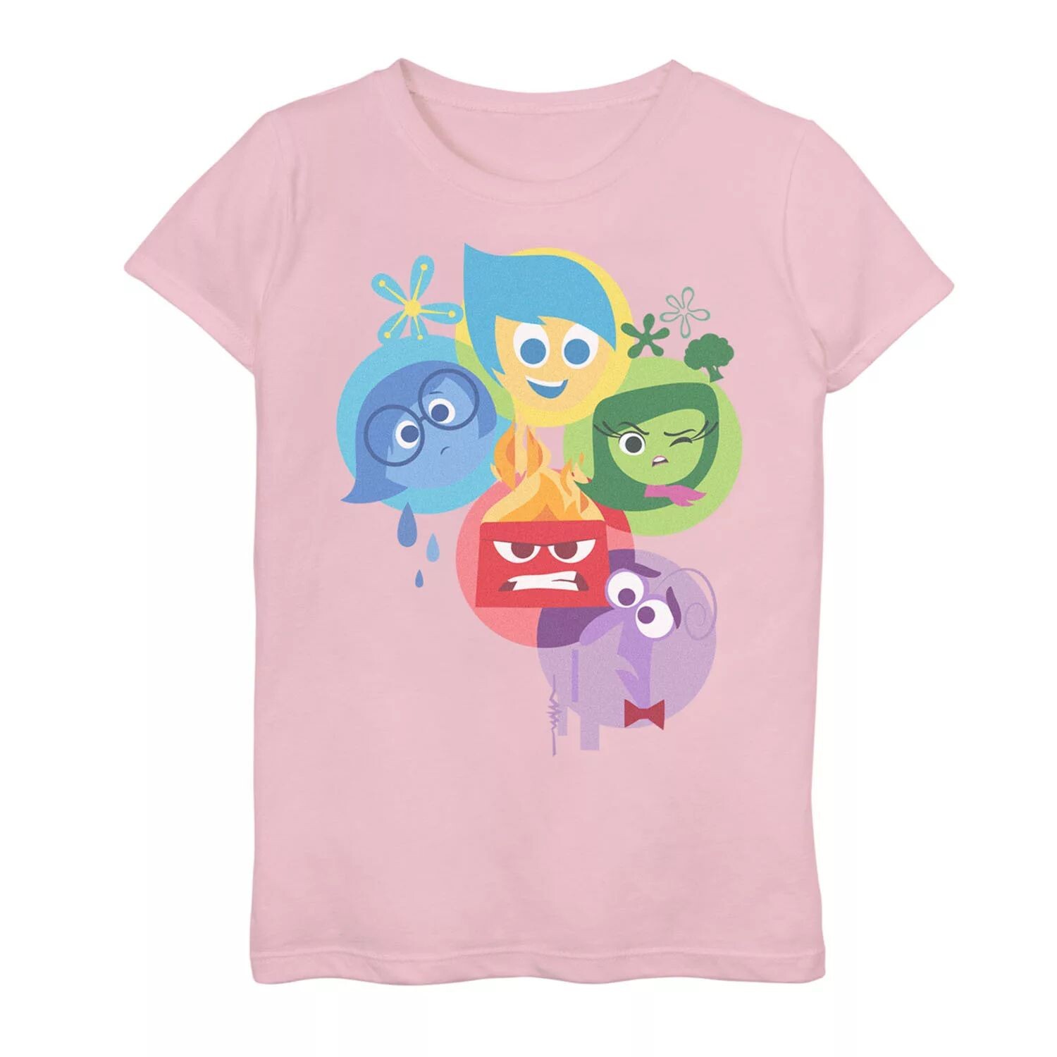 

Футболка с групповым изображением Disney/Pixar's Inside Out для девочек 7–16 лет Licensed Character