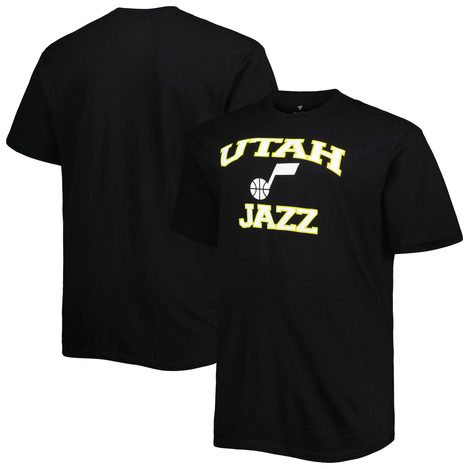 цена Мужская черная футболка Utah Jazz Big & Tall Heart & Soul