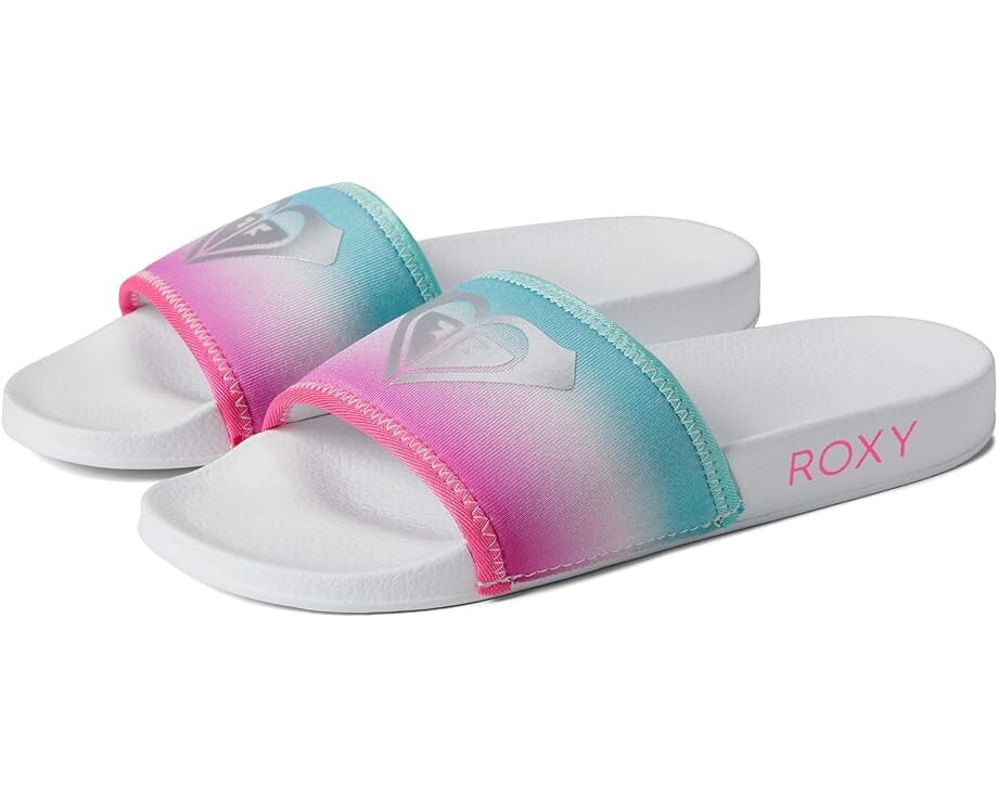 

Сандалии Roxy Slippy Neo, цвет White/Crazy Pink/Turquoise