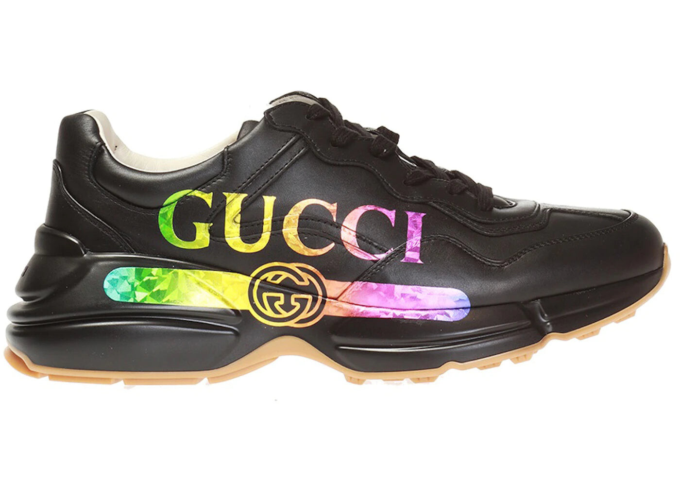 

Кроссовки Gucci Rhyton, черный