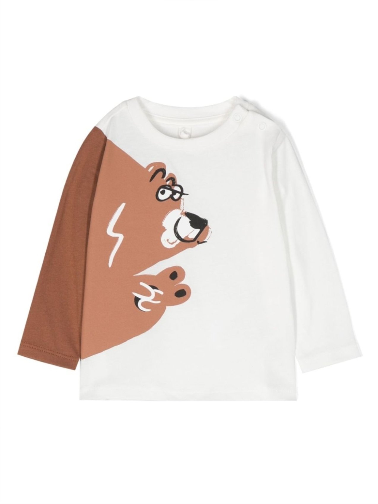 

Stella McCartney Kids толстовка из органического хлопка с графичным принтом, белый