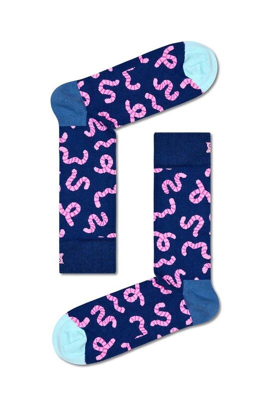 

Носки с червями Happy Socks, темно-синий
