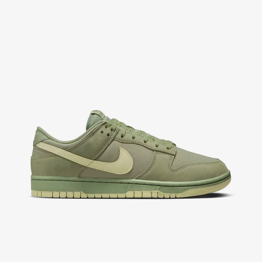 

Кроссовки Dunk Low PRM 'Olive Aura' Nike, зеленый