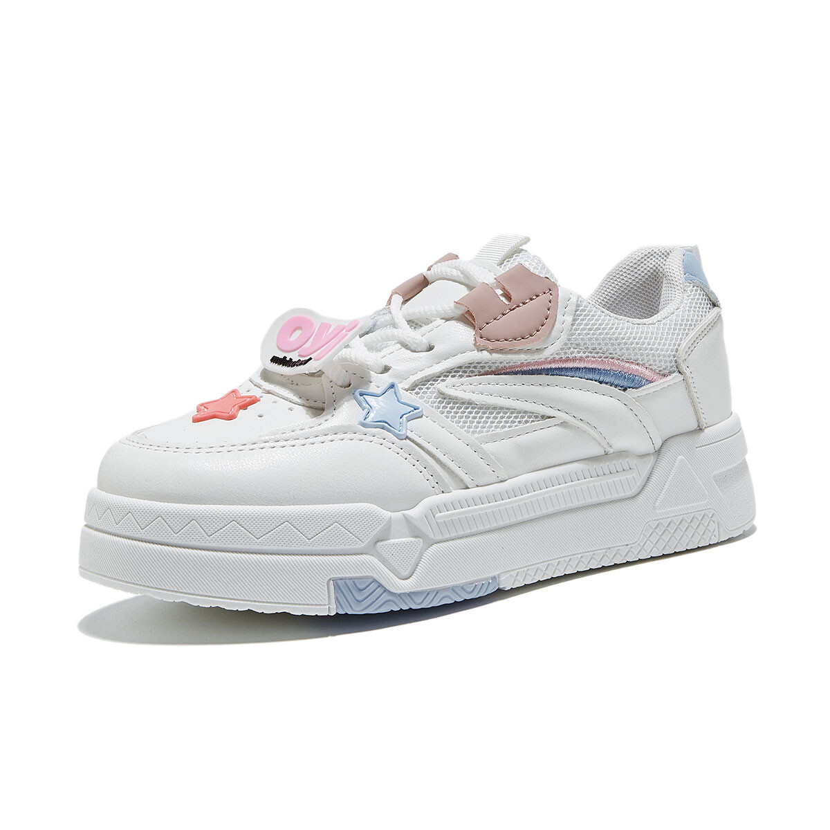 

Кроссовки Komanic Skateboarding Shoes Women's Low-top Pink/White, розовый