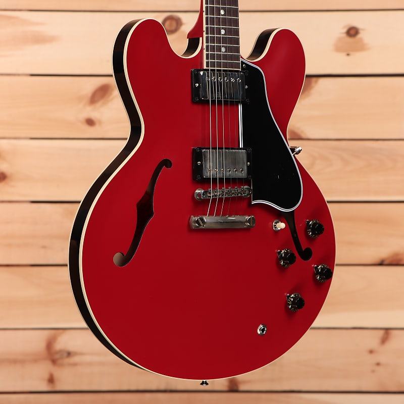 Электрогитара Gibson PSL 1959 ES-335 Ultra Light Aged - Cardinal Red/Black - A930390 - PLEK'd