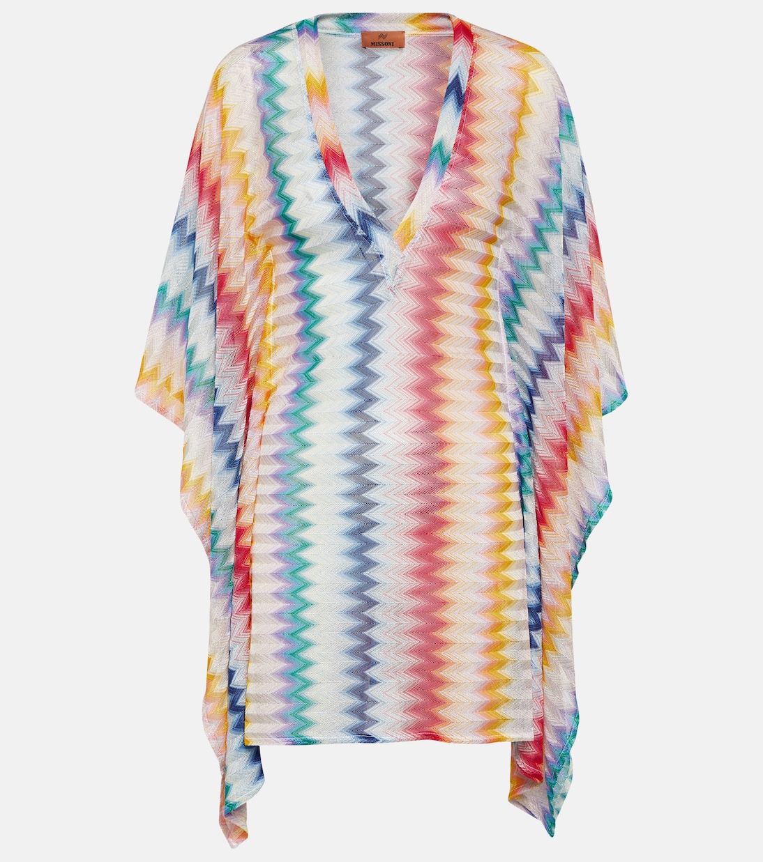 цена Зигзагообразный кафтан Missoni Mare, мультиколор