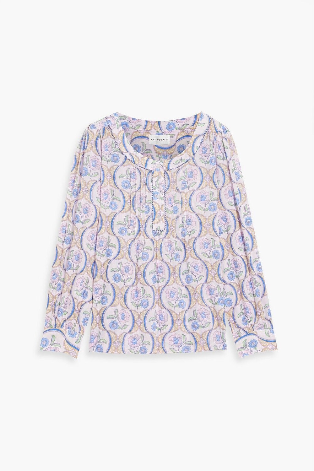 

Блуза Tanissa из хлопковой вуали с принтом и защипами ANTIK BATIK, сиреневый