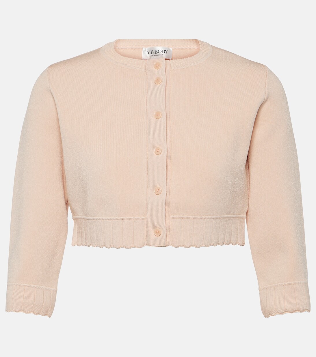 

Укороченный кардиган Victoria Beckham, розовый