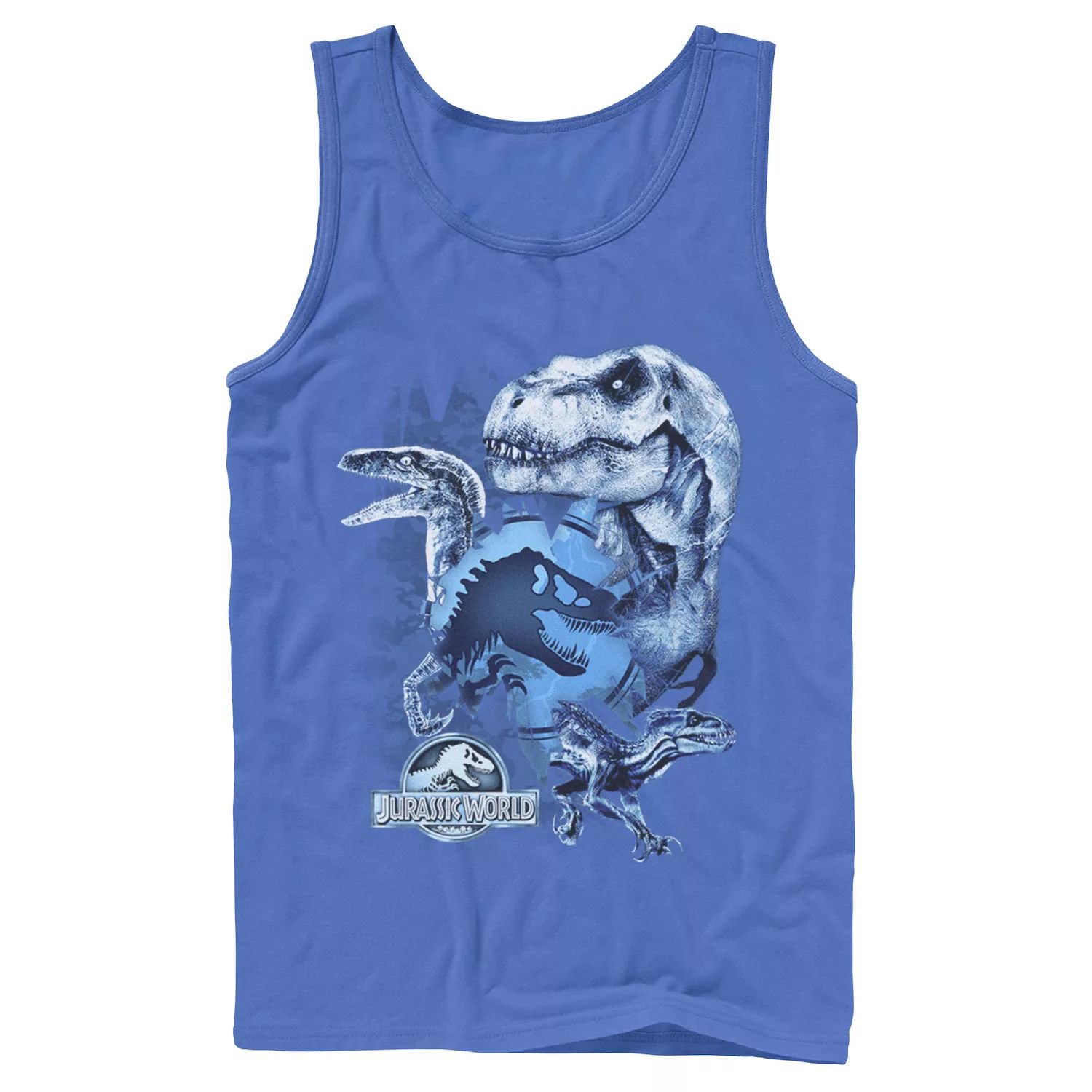 

Мужская камуфляжная майка Jurassic World Two T-Rex Squad Shatter Tank Licensed Character