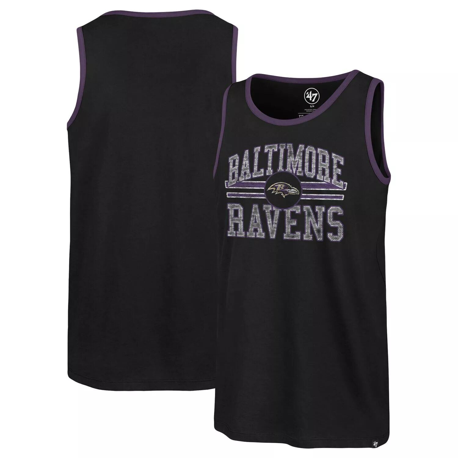 

Черная мужская майка '47 Baltimore Ravens Winger Franklin, Черный