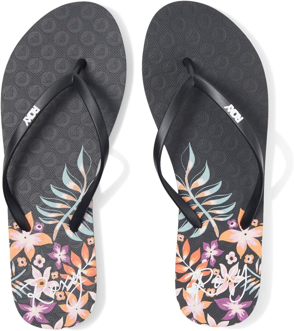 

Сандалии на плоской подошве Viva Stamp II Roxy, цвет Black/Floral