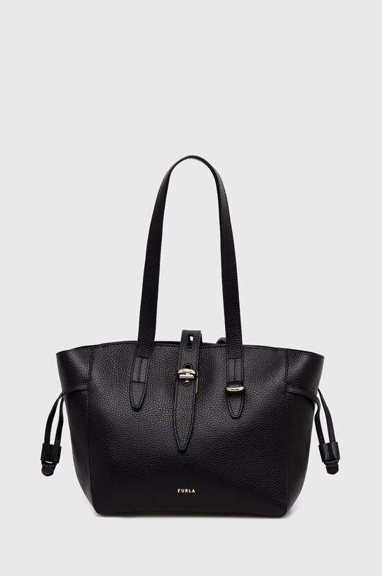 

Кожаная сумочка Furla, черный
