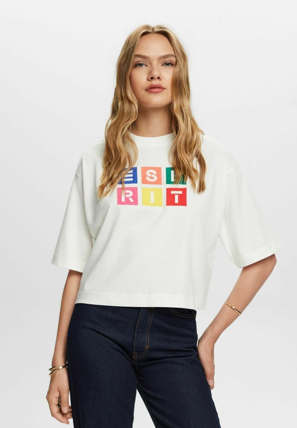 

Футболка с принтом Esprit, Белый