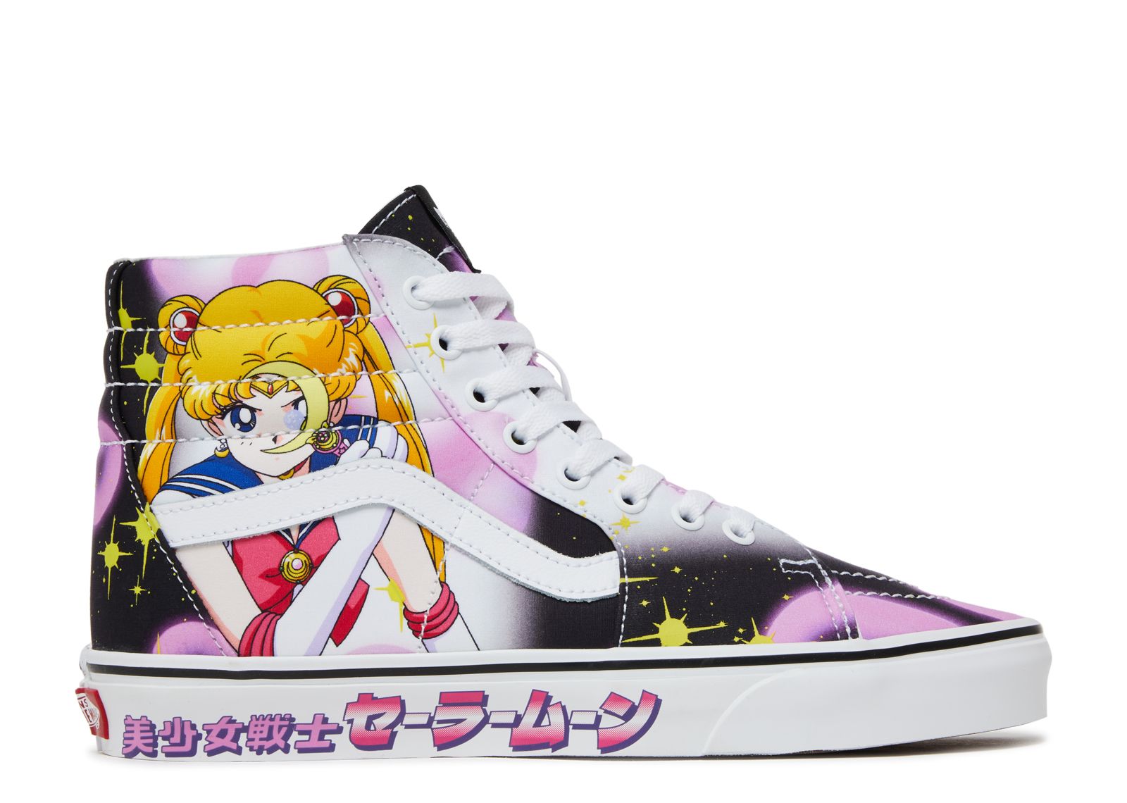 Кроссовки Vans Sailor Moon X Sk8-Hi 'Pretty Guardian - Black Pink', розовый обувь для скейтбординга vans sk8 hi zip rocket little kid мультиколор