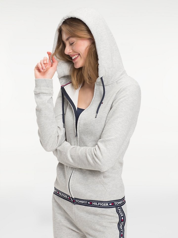 

Худи с логотипом и тесьмой Tommy Hilfiger