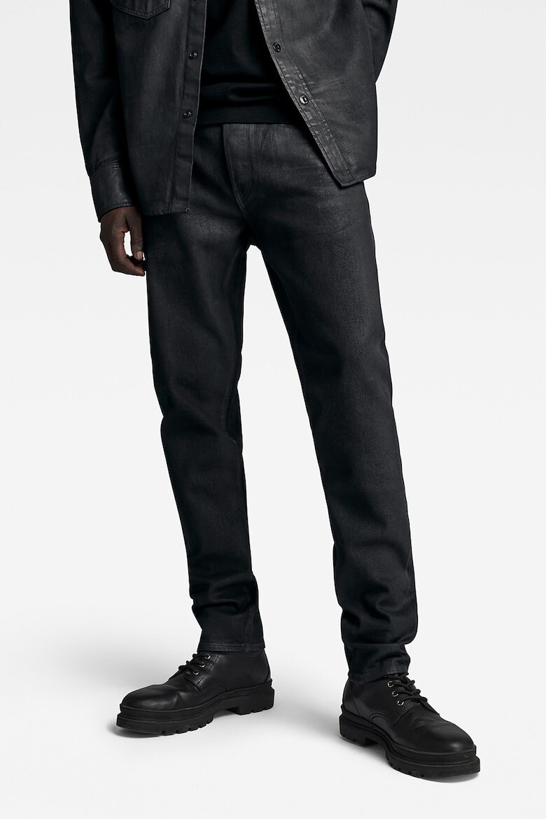 

Джинсы 3301 на теле с потертым эффектом G-Star Raw, черный