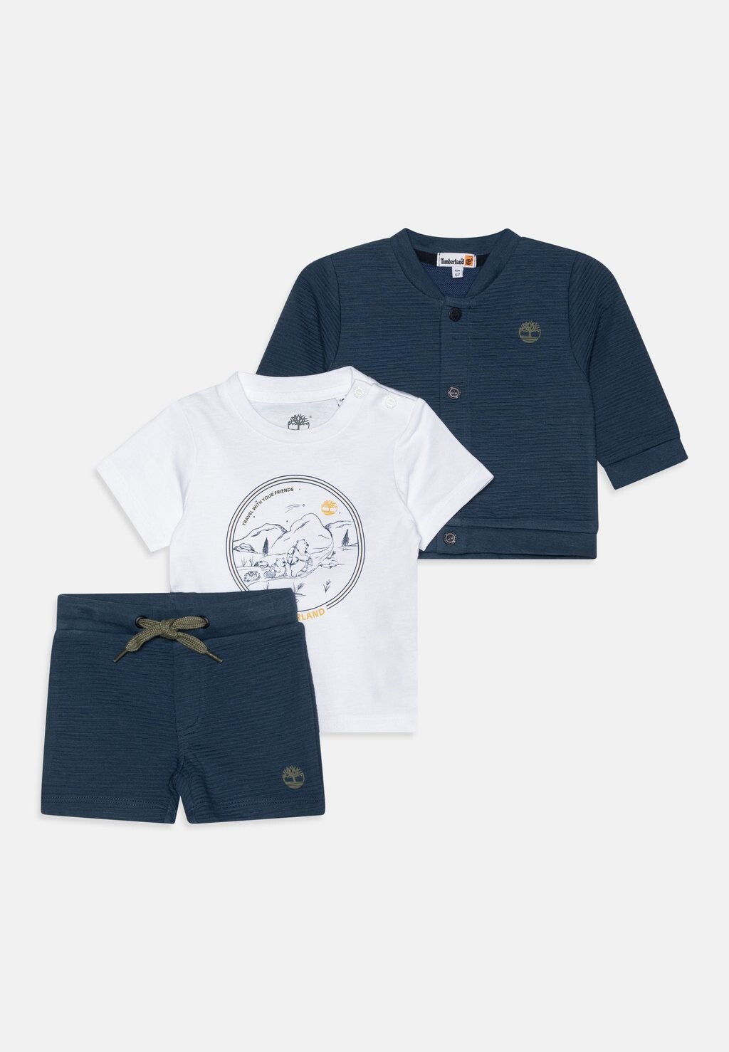 Шорты SET Timberland, цвет dark denim