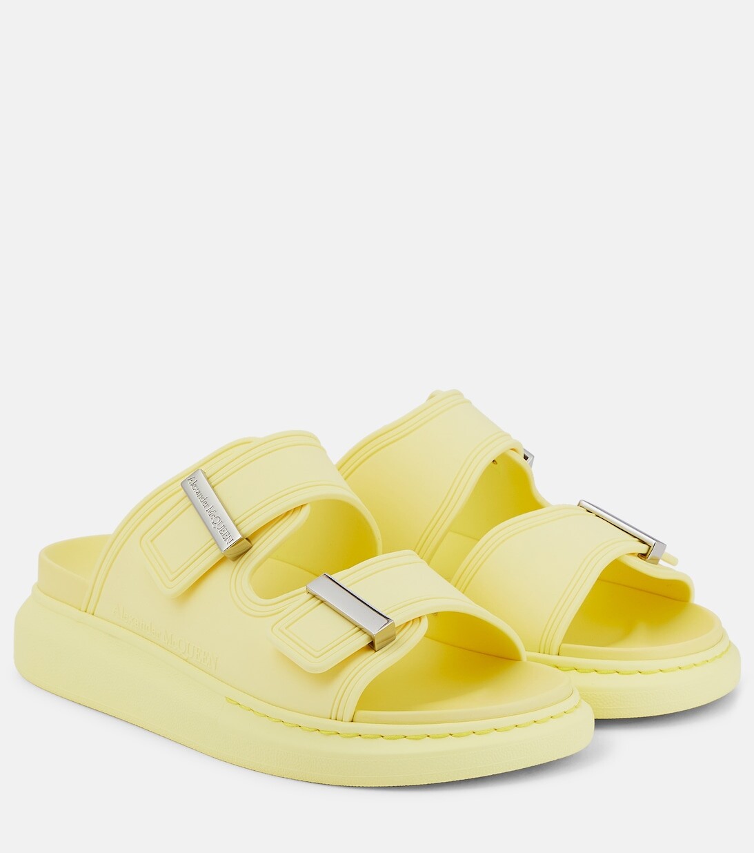 

Резиновые сандалии Hybrid Alexander McQueen, желтый