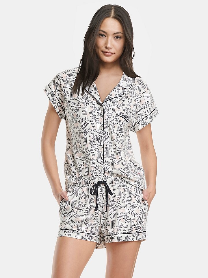 

Комплект для сна с короткими рукавами и рубашкой Tommy Hilfiger