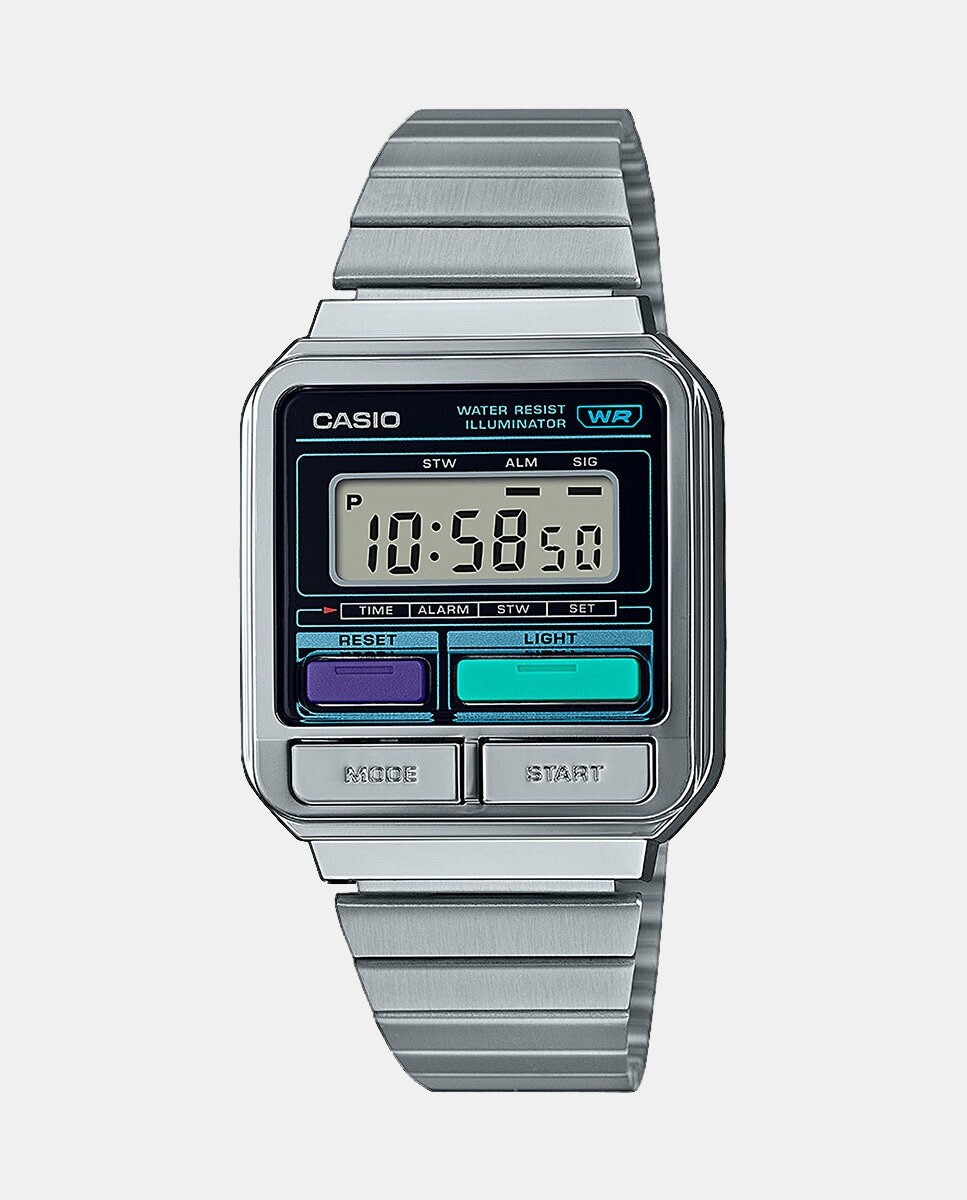 

Casio Vintage A120WE-1AEF Стальные мужские часы Casio, серебро