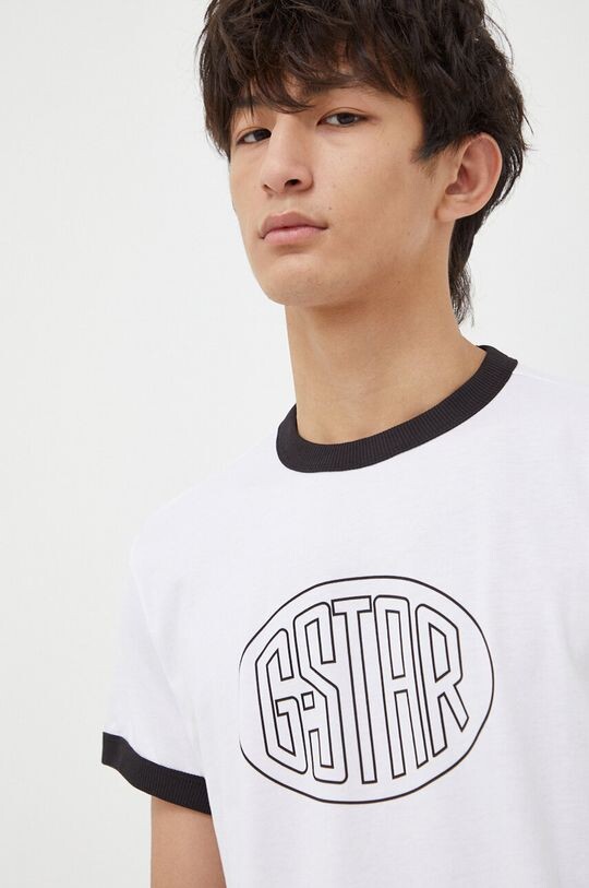 

Футболка G-Star из необработанного хлопка G-Star Raw, белый