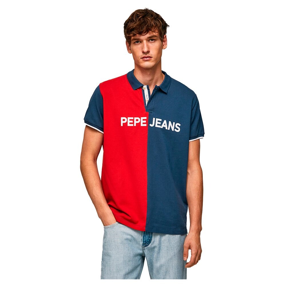 

Поло Pepe Jeans Jan, синий