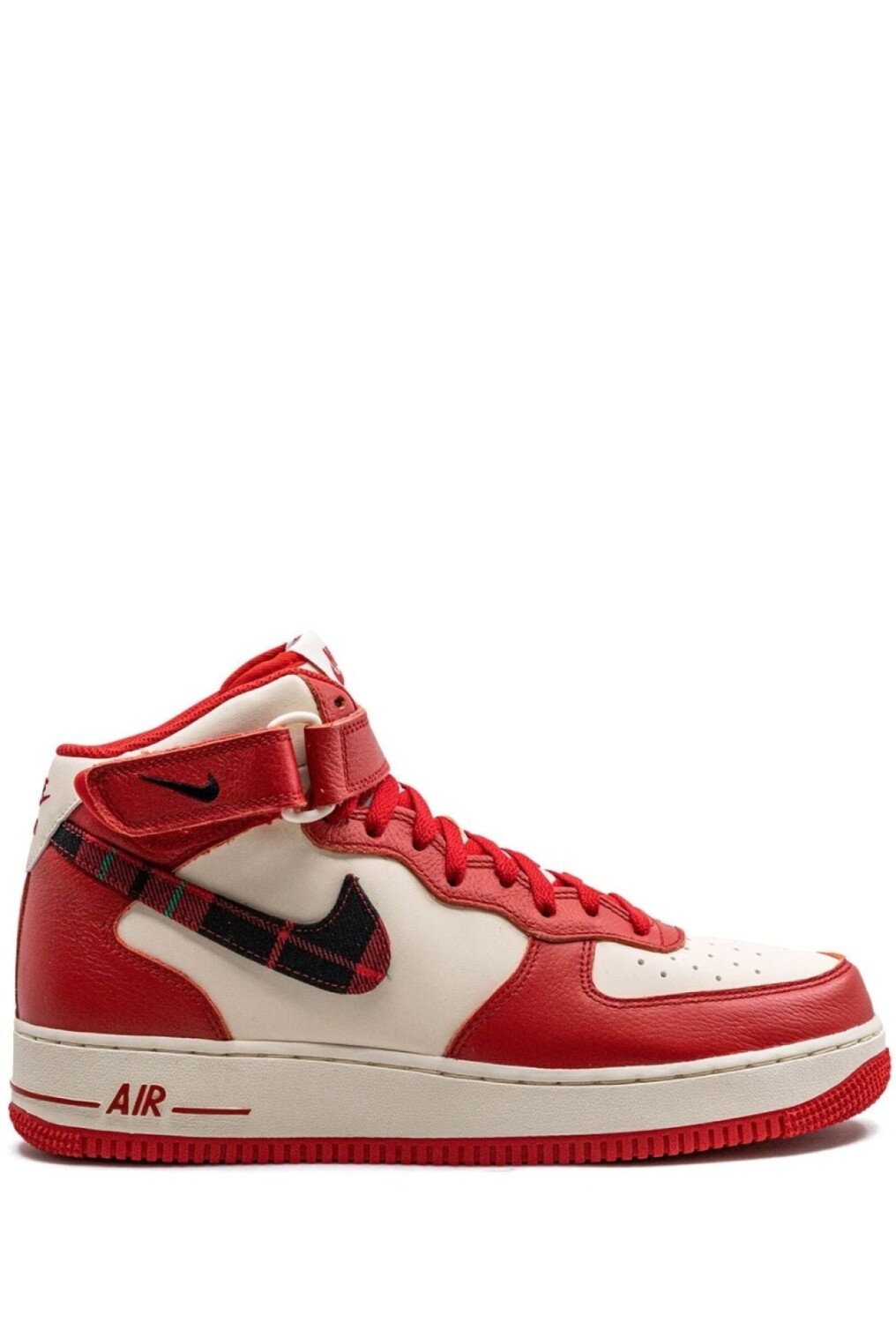 

Кроссовки Air Force 1 Low '07 LX Plaid Cream Red Nike, красный