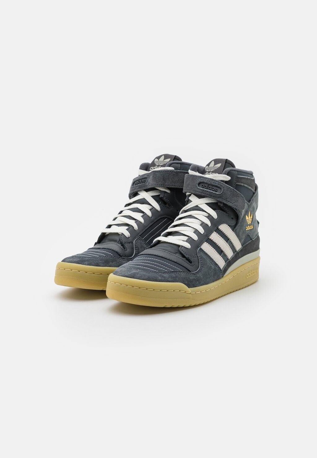 

Кроссовки altas adidas Originals FORUM MID UNISEX, цвет dark grey heather/solid grey/talc/sesame