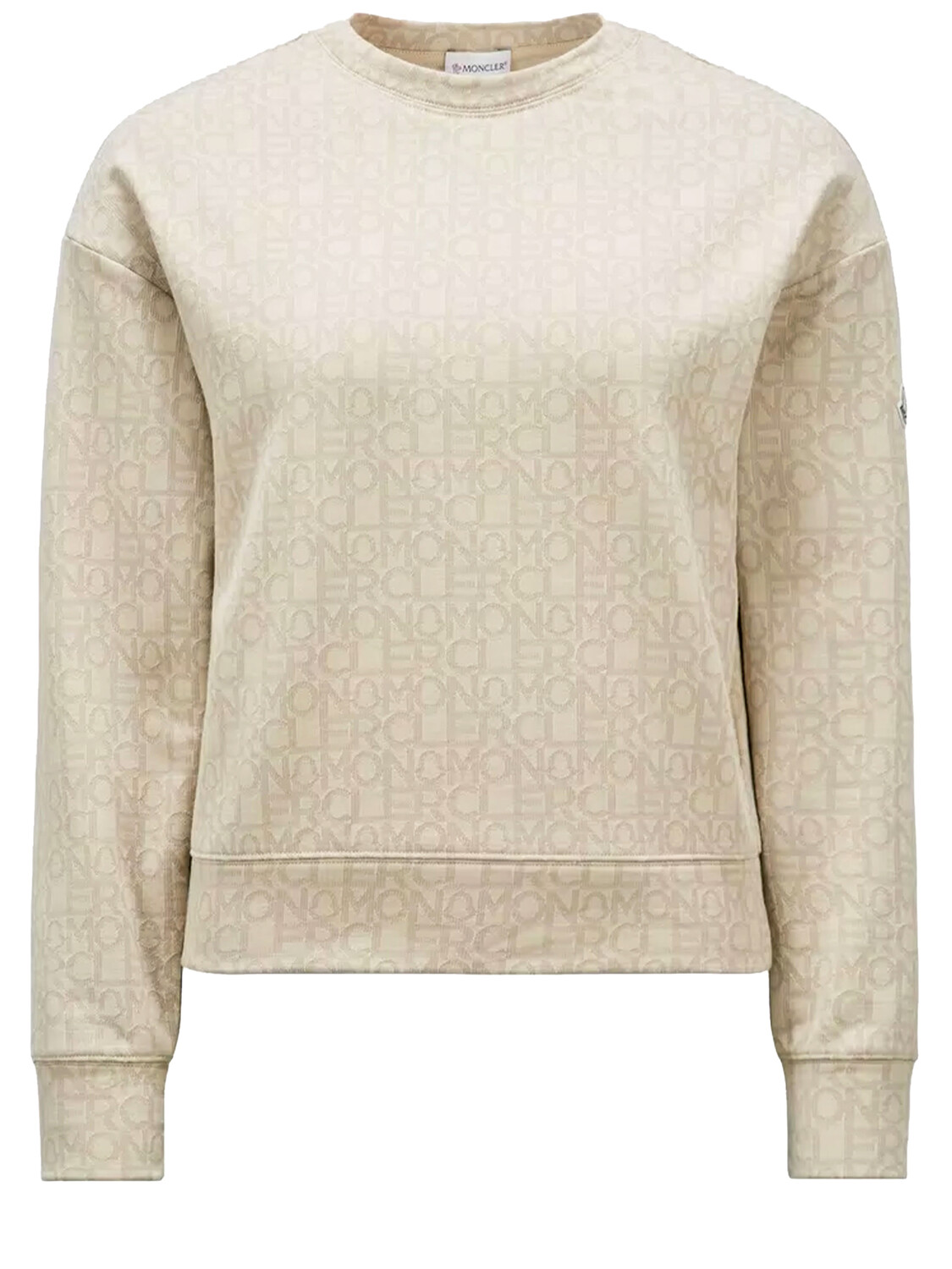 

Толстовка Moncler Monogram jacquard, розовый