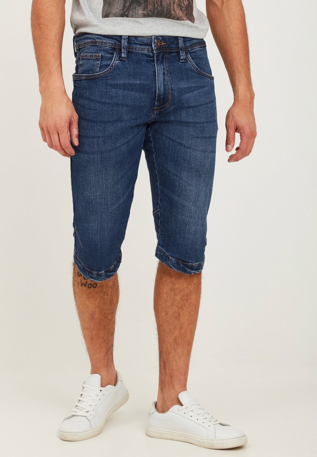 

Джинсовые шорты INDICODE JEANS, Королевский синий