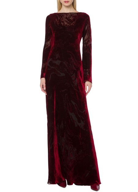 

Бархатное платье Devoré Alberta Ferretti