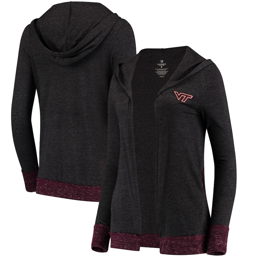 

Кардиган Colosseum Virginia Tech Hokies, угольный