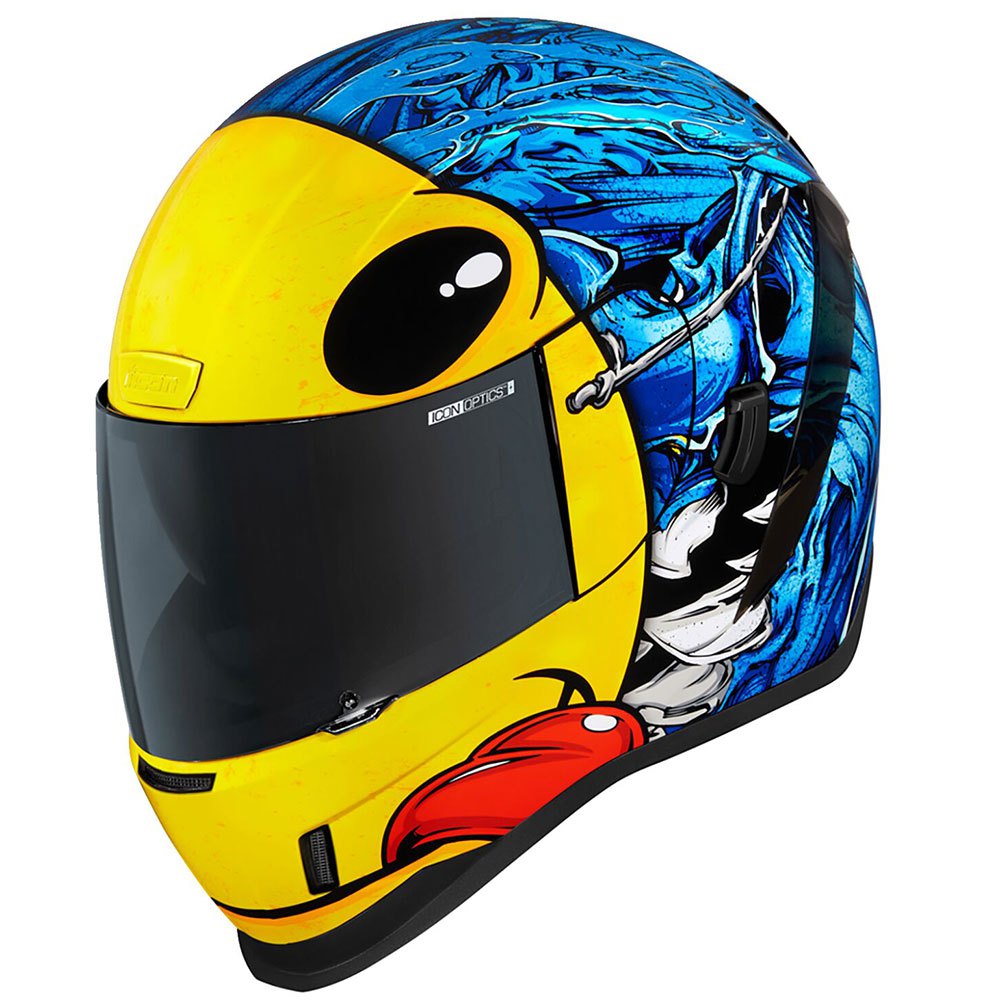 Шлем полнолицевой Icon Airform Brozak MIPS, желтый
