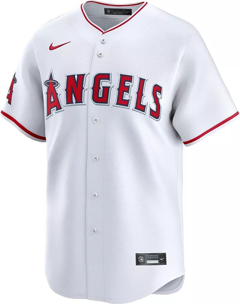 

Мужское белое джерси Nike Los Angeles Angels Limited Vapor