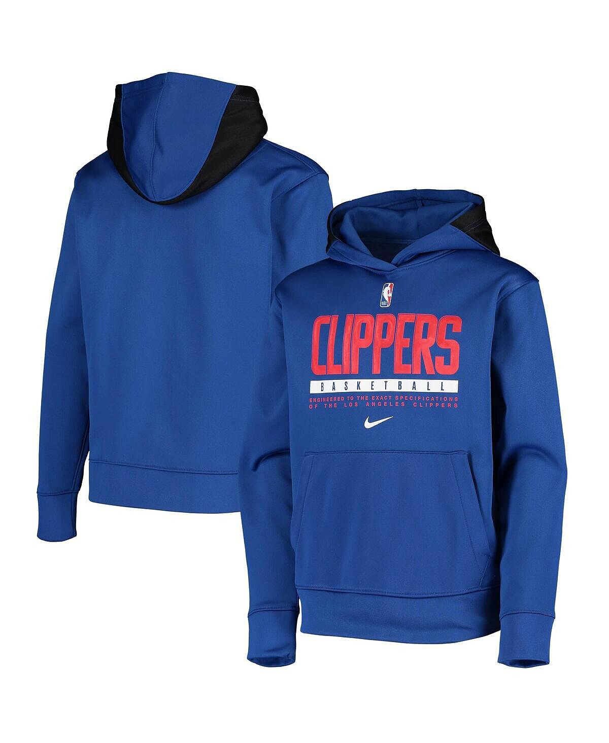 

Пуловер с капюшоном Big Boys Royal LA Clippers Spotlight Performance Nike