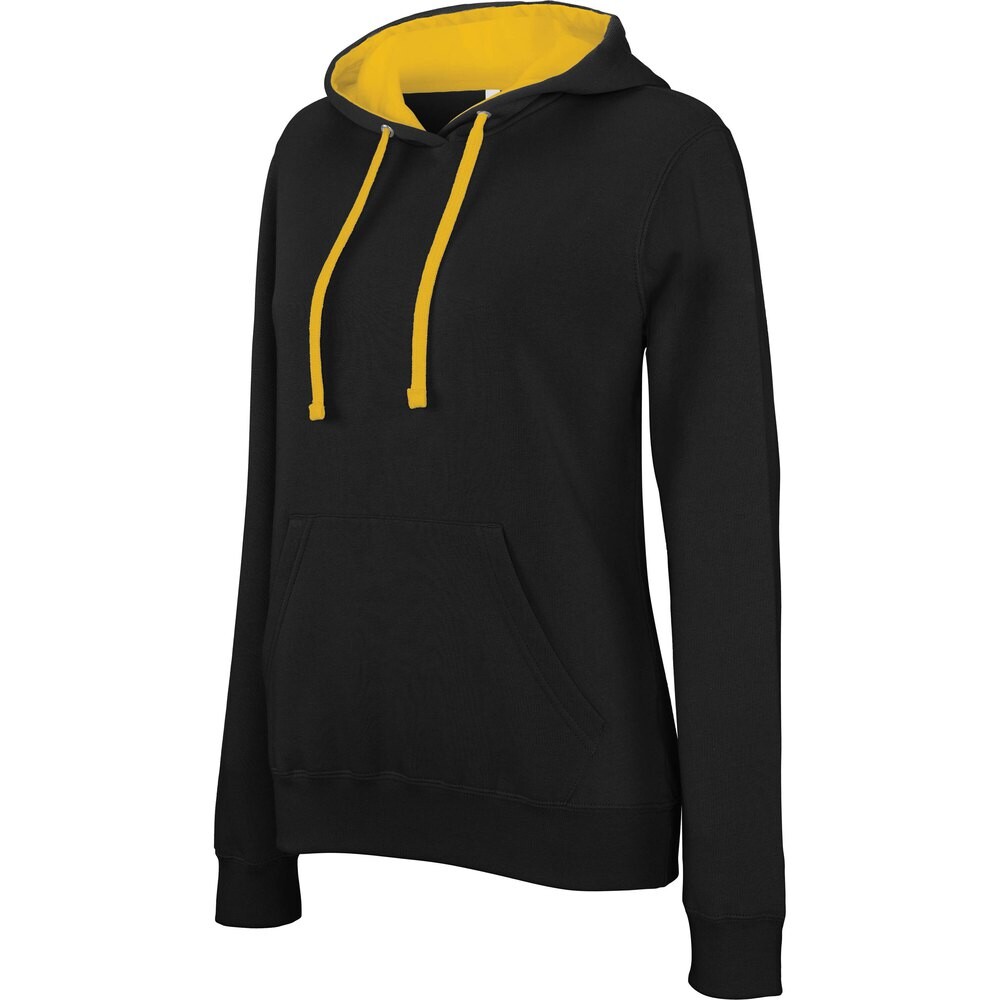 

Толстовка Kariban Hooded Contrastée, черный