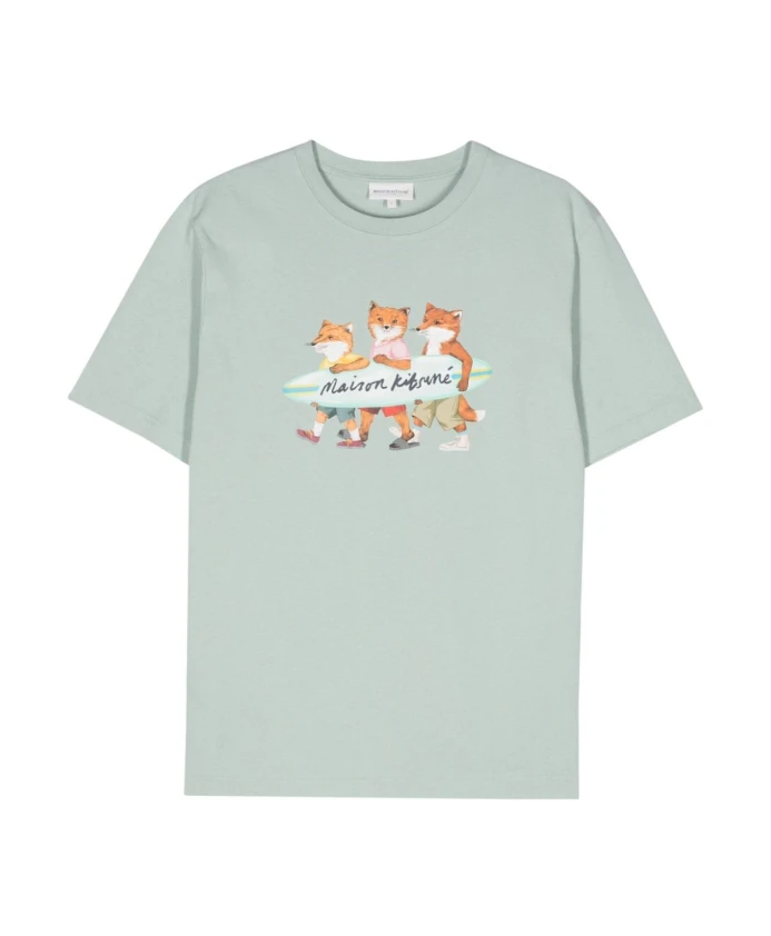 

Футболка для серфинга Fox Maison Kitsuné, зеленый