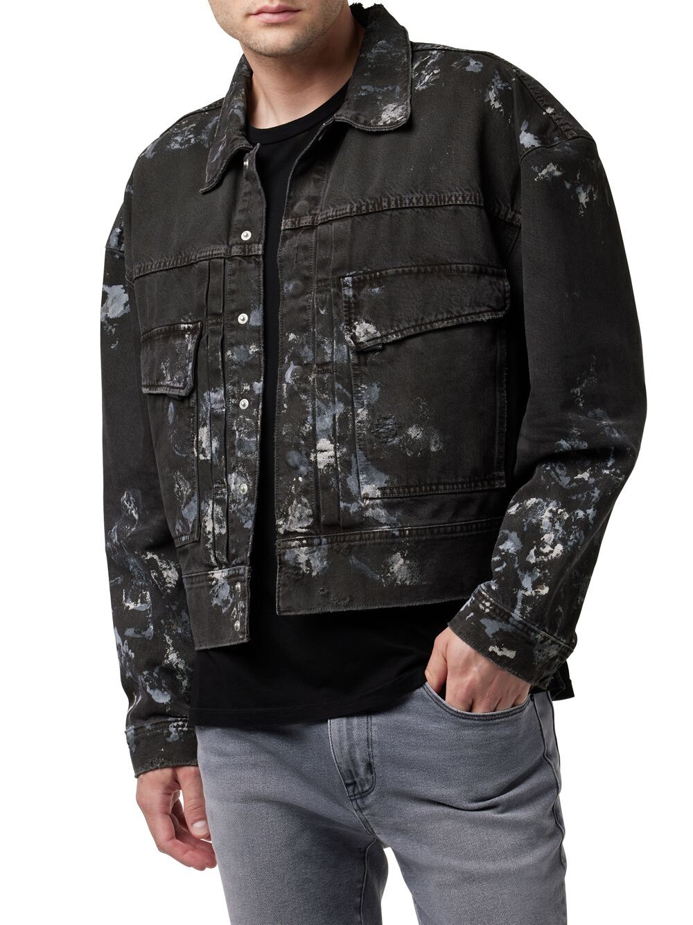 

Укороченная куртка свободного кроя Hudson Jeans, коричневый