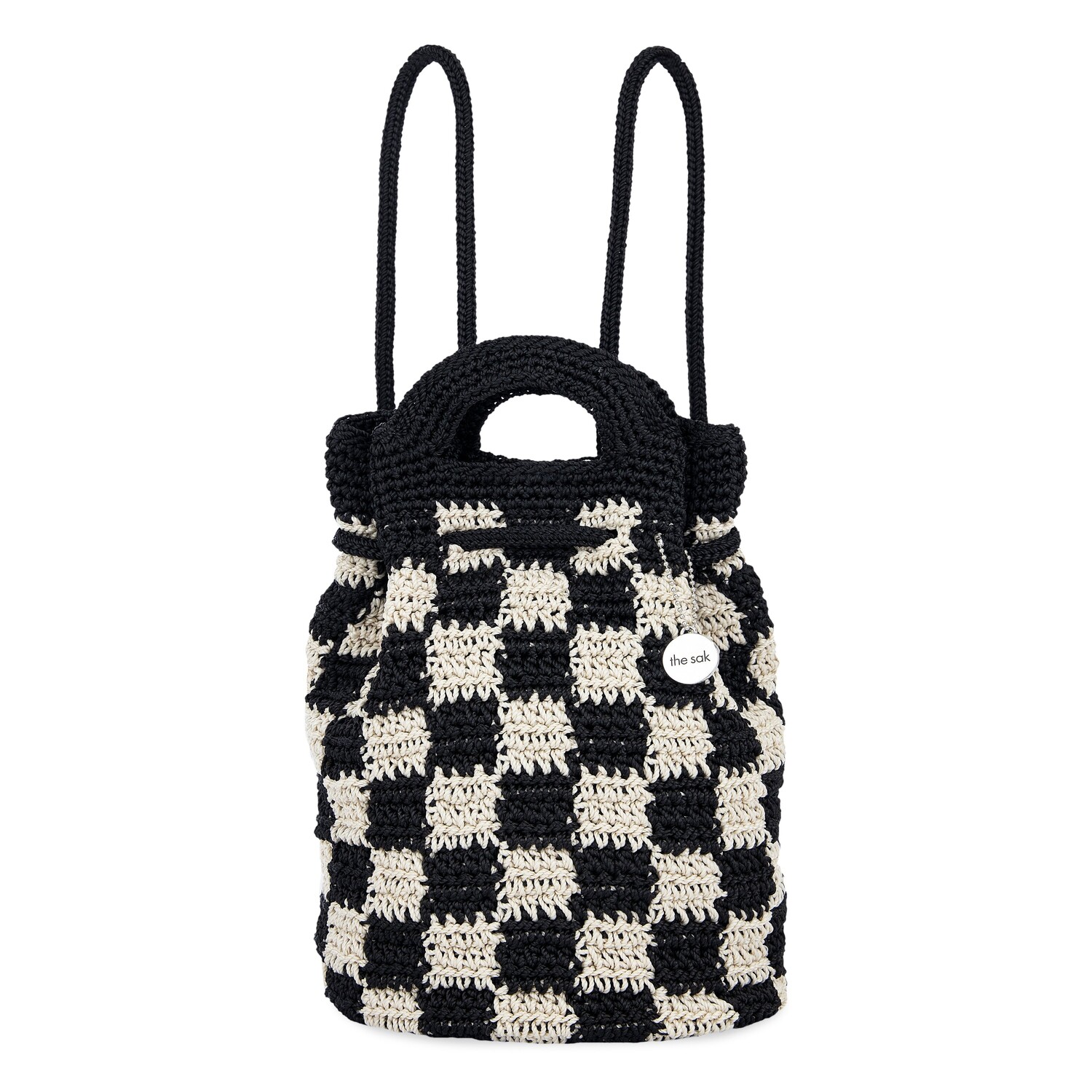 

Маленький рюкзак Dylan The Sak, цвет Hand Crochet - Black Check