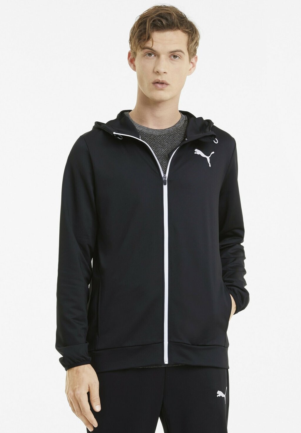 

Толстовка на молнии Puma, черный