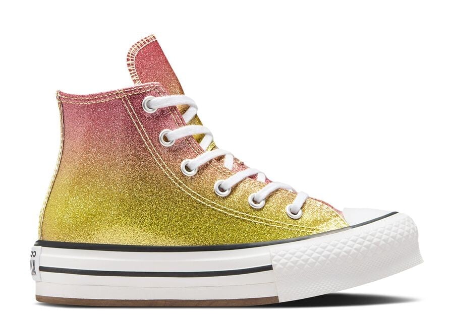 

Кроссовки Converse Chuck Taylor All Star EVA Lift Platform High PS, цвет Citrus Glitz